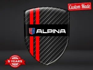 Alpina Emblemi Auto Alta Qualità Professionali Regolabili